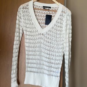 Club Monaco white sweater